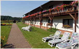 Blick in den Innenhof - Hotel Waldow
